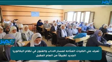 تعرف على الكليات المتاحة لمسار الآداب والفنون في نظام البكالوريا الجديد تطبيقاً من العام المقبل